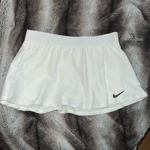Nike white tennis skirt